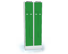 Cloakroom locker Z-shaped doors ALSIN 1920 x 700 x 500